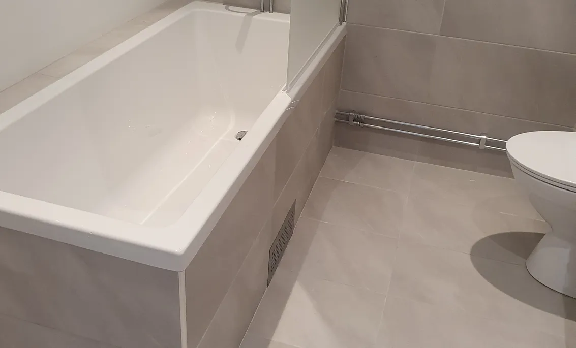 Badrumsrenovering i Trosa med fina detaljer